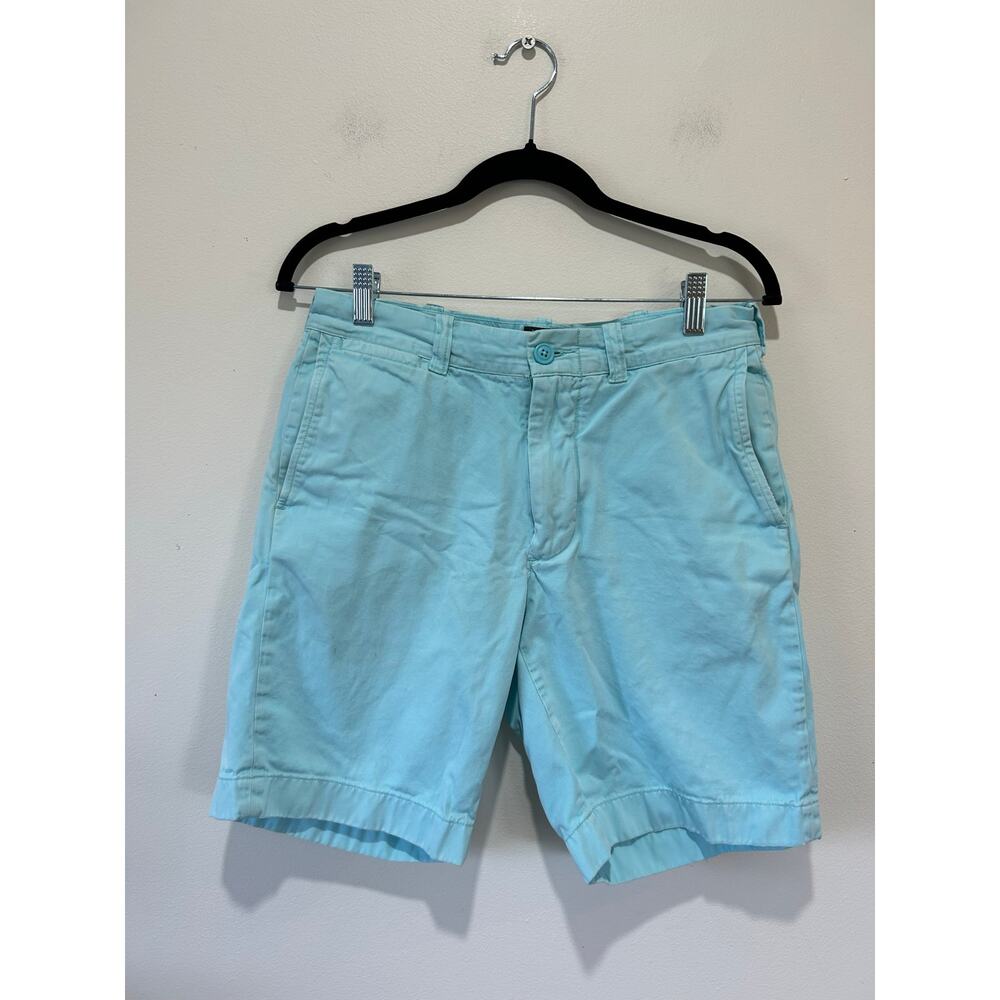 J. Crew Stanton short size 30 turquoise 9 inch inseam chino